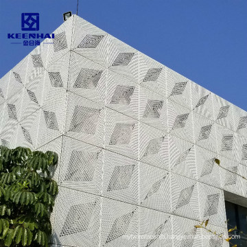 Exterior Architectural Building Perforated Wall Panel Facade (KH-CW-52)